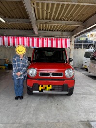 牧港中古車部　納車